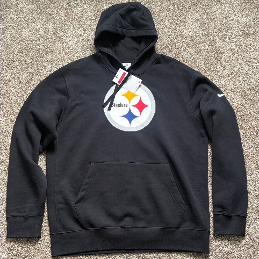 Nike Men’s NFL Steelers hoodie sweatshirt large NWT